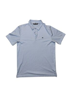 Travis Mathew Pale Blue Men's Polo Shirt